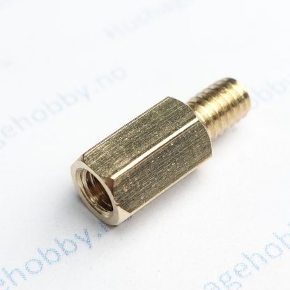 Avstandsbolt M4x10 + 6mm