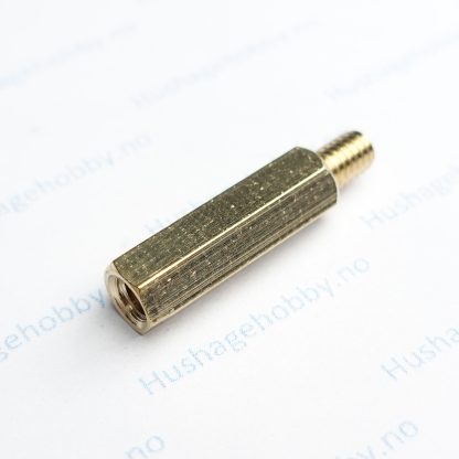 Avstandsbolt M4x20 + 6mm
